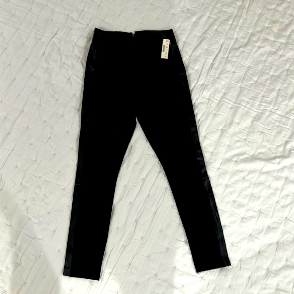 NWT RARE J Crew PIXIE  “LEATHER” TUXEDO STRIPE